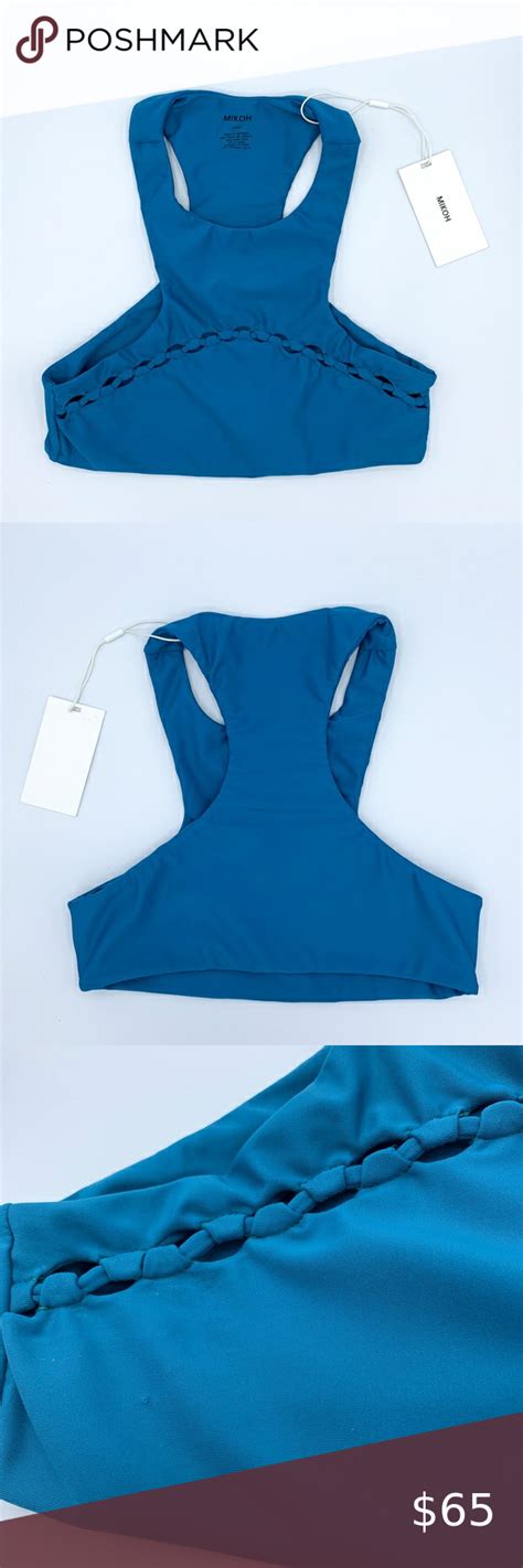 Mikoh Swimwear Bangkok Cutout High Neck Bikini Top High Neck Bikinis