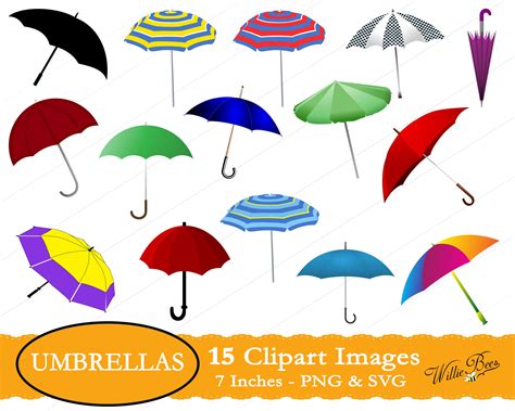 La Pluie Parapluie Svg Images Clipart Images De Parapluie Etsy
