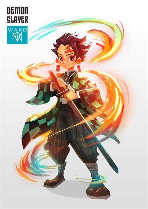 Fanart Demon Slayer Behance