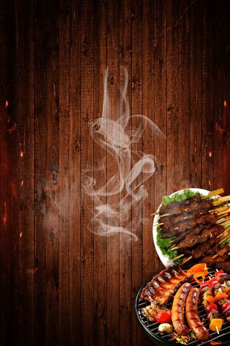 Bbq food and drink poster background – Artofit