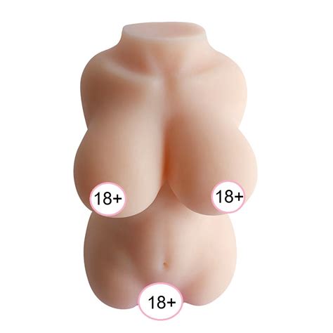 Masturbador em Forma de Corpo Feminino Vagina e o Ânus Penetráveis Textura Interna e