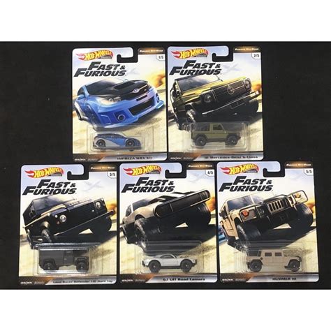風火輪 hot wheels 玩命關頭 wrx sti g class camaro h 一套 精裝 膠胎 蝦皮購物