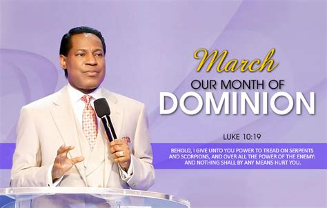 March 2018 The Month Of Dominion Loveworld Uk