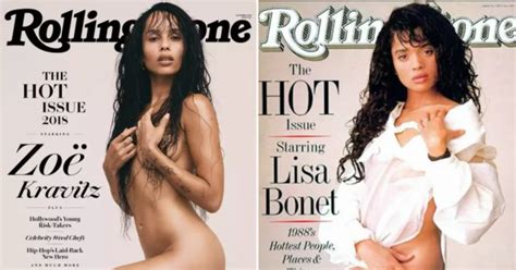 Zo Kravitz Recreated Mom Lisa Bonets Iconic Nude Rolling Stone Cover Maxim