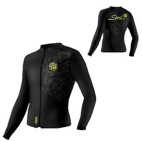 Slinx 1109 5mm Neoprene Dive Jacket Wetsuit For Women Men Surfing ...