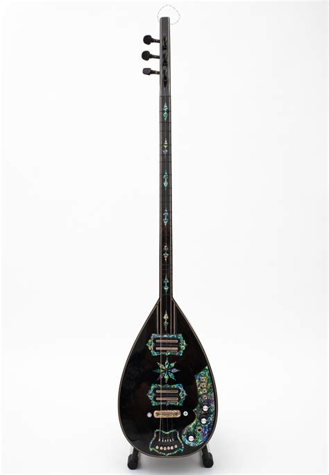 Professional Electric Saz Black Necarman Pickup | Ethnic Musical
