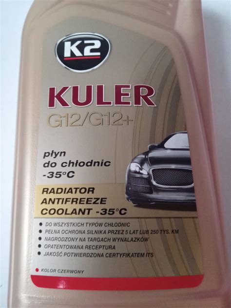 Купить Антифриз K2 KULER G12 G12+ RED готовый красный -35C 5L, цена 380 ...