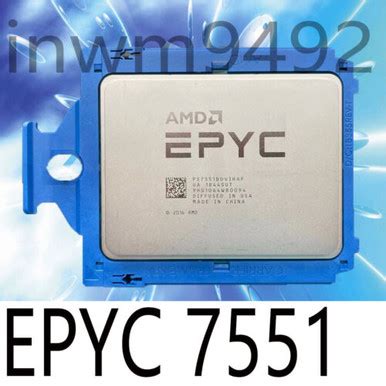 Amd Epyc 7551 Sp 7551 Bdvihaf 2.0Ghz 32-Core 180W Socket Sp3 Server Cpu ...