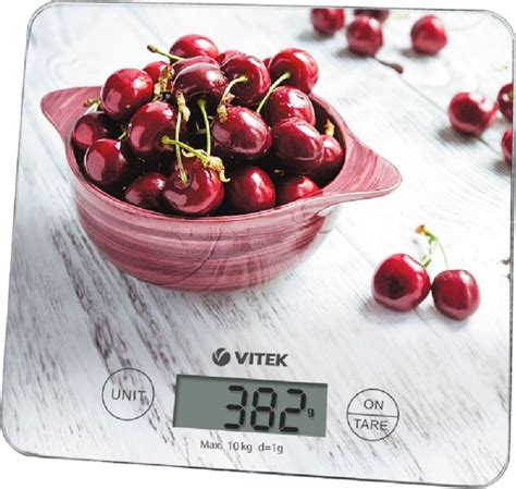 Электронные Кухонные весы VITEK 8002-VT(W), разноцветный купить по ...