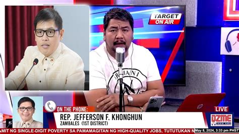 Rep Jefferson Khonghun Nagpahayag Ng Suporta Sa Pnp At Afp Laban Sa