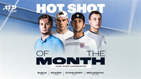 Hot Shot Of The Month Vote For June S Winner ATP Tour Tennis