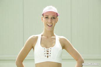 Horny Tennis Player Alexis Crystal Fucks Trainer Photos