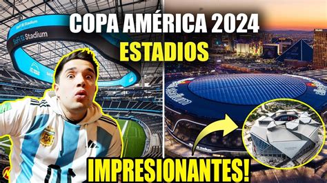 Los INCREÍBLES estadios de la COPA AMÉRICA 2024 Reacción ARGENTINO