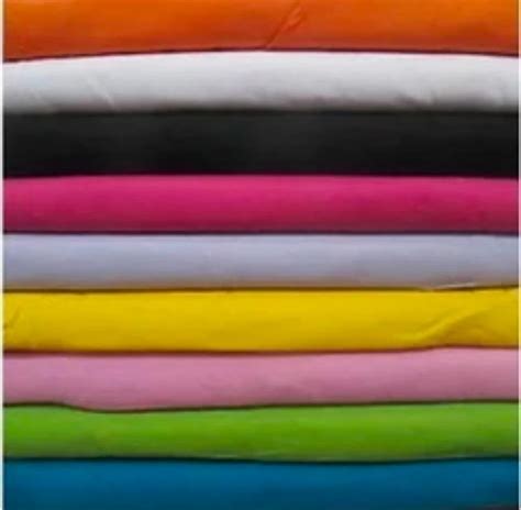 Plain Cotton Fabric Gsm 160 180 Gsm At 435 Kg Knitted Fabrics In