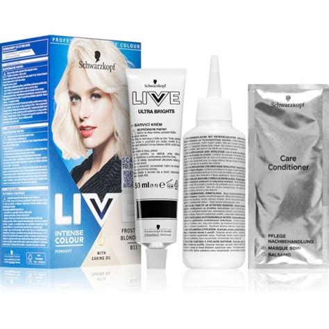 Schwarzkopf Live Intense Colour Coloração Tom B11 Frosty Blonde Kuantokusta