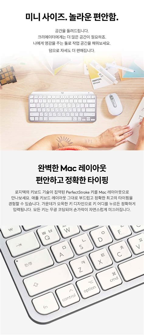 logitech 로지텍 로지텍 코리아 MX Keys Mini for Mac 블루투스 키보드 S I VILLAGE 에스아이빌리지