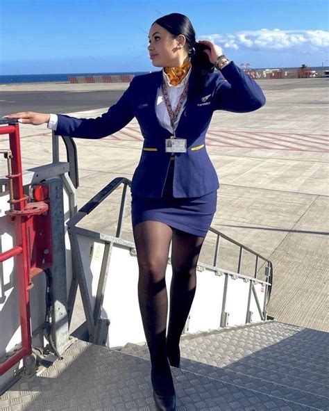 In The 7th Heaven Flight Attendant Fashion Hot Outfits Flight