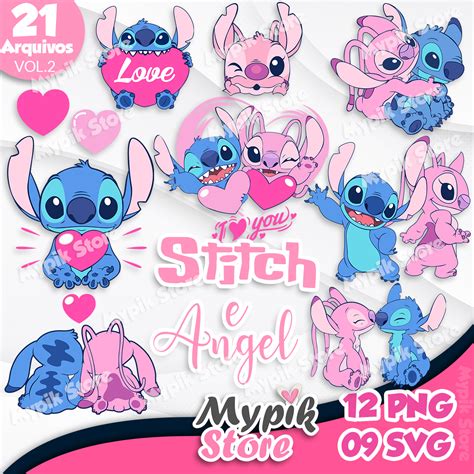 Desenhos Do Stitch E Da Angel