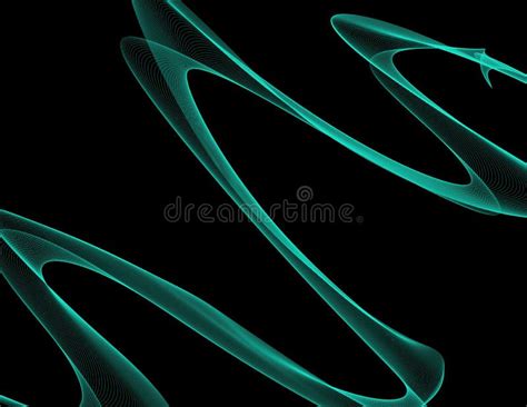 Electric Turquoise Light Wave Stock Illustration Illustration Of Neon