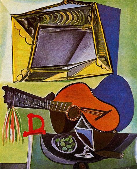 TICMUSart Still Life With Guitar Pablo Picasso 1942