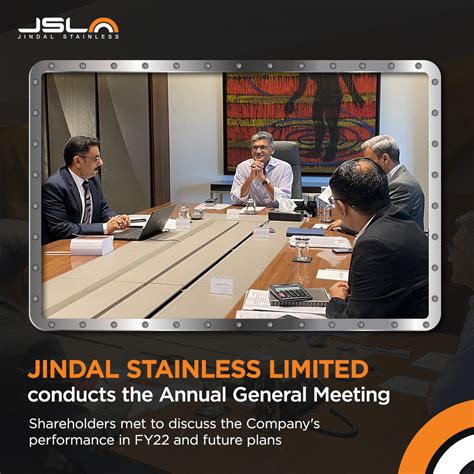 Jindal Stainless On Twitter The 42nd Annual General Meeting Of The