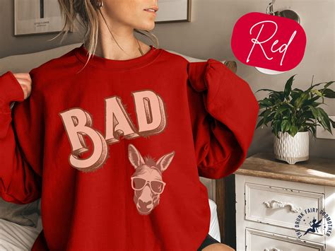 Bad Donkey Pale Shirt Donkey Sweatshirt Funny Shirt Badass Funny Donkey