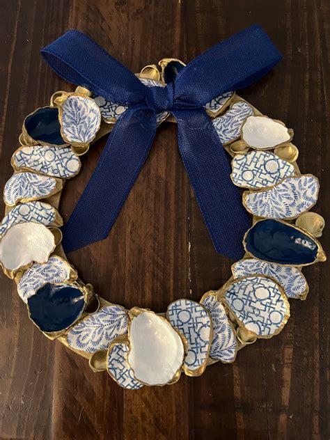 Oyster Shell Wreath Etsy