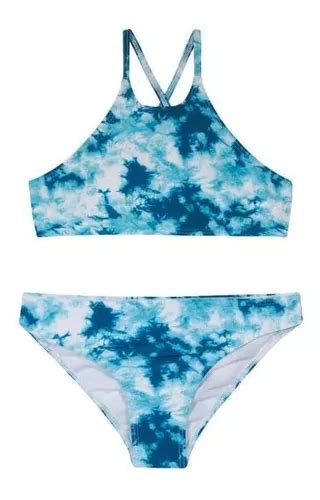 Traje De Ba O Teens Ni A Bikini Uv H O Wear High Neck Cuotas Sin Inter S