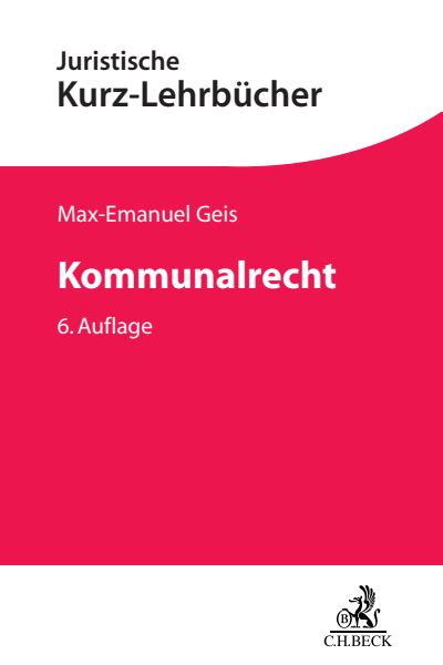 Kommunalrecht Beck Elibrary