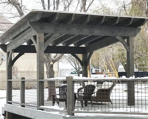 Shed Style Pavilion Notched
