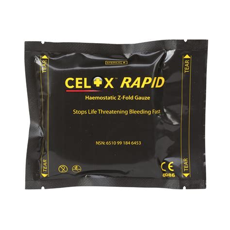 Celox Rapid Haemostatic Z-Fold Gauze - Reflex Medical