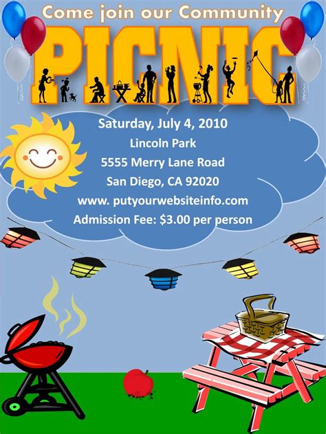 Company Picnic Flyer Template