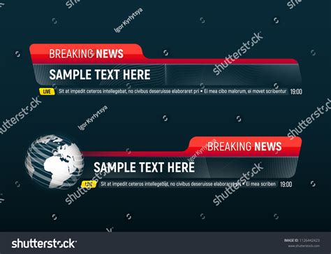 1692 News Flash Template Images Stock Photos And Vectors Shutterstock