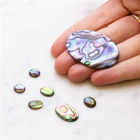 Natural Paua Shell Cabochons Kernowcraft