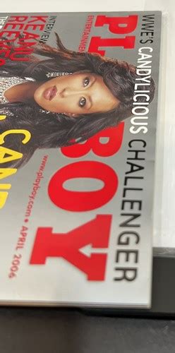 1 1 AUTOGRAPHED WWE Candice Michelle NAKED Cover Playboy Magazine