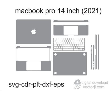 Macbook Pro Skin Template Vector Free Download Printable Templates