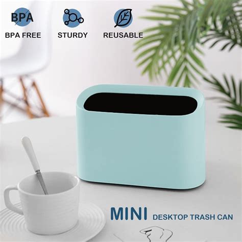 Snapklik Mini Desktop Trash Can Tiny Garbage Can