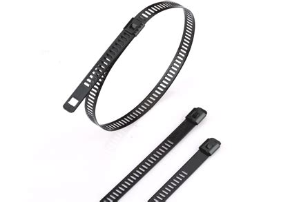 Ladder Single Barb Lock Type Epoxy Coated Stainless Steel Cable Ties