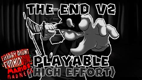 The End V Playable High Effort Fan Made Fnf Mario S Madness V