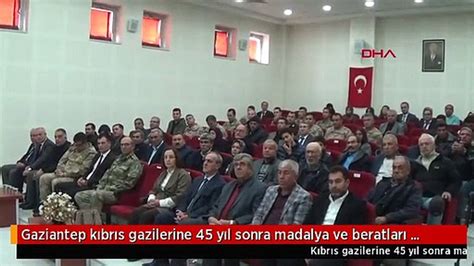 Gaziantep K Br S Gazilerine Y L Sonra Madalya Ve Beratlar Verildi