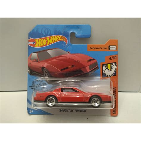 PONTIAC FIREBIRD 1984 RED 4 10 MUSCLEMANIA 1 64 HOT WHEELS BCN STOCK CARS