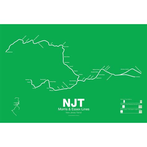 NJT Morris and Essex Lines Poster – vanmaps