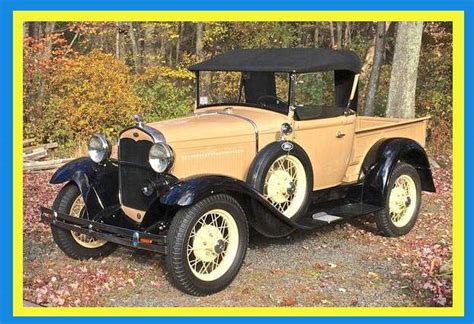 Solve 1931 Ford Model A Roadster Pick Up Jigsaw Puzzle Online With 70