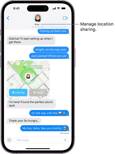 Share Your Location In Messages On Iphone Apple Support Ie