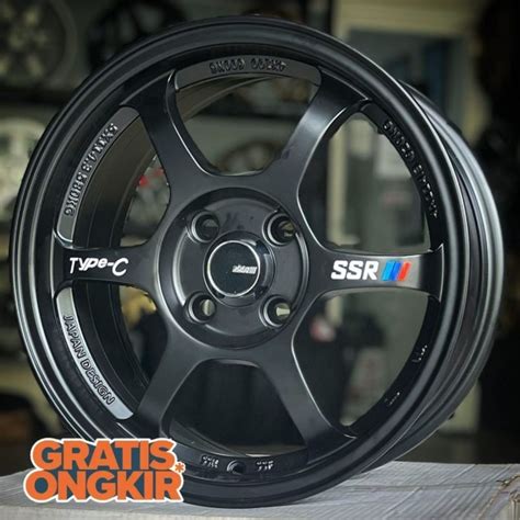 Jual Velg Racing R Ssr Type C Lebar Et Velg Ring City Agya