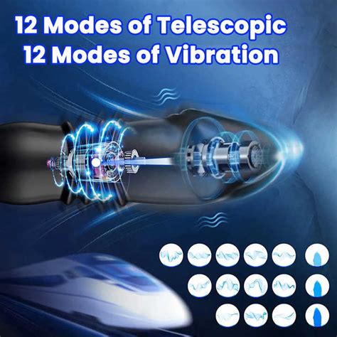 Telescopic Anal Vibrator Prostate Massage Delay Ejaculation