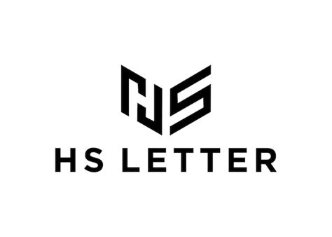 Premium Vector Hs Letter Logo Design Vector Illustration