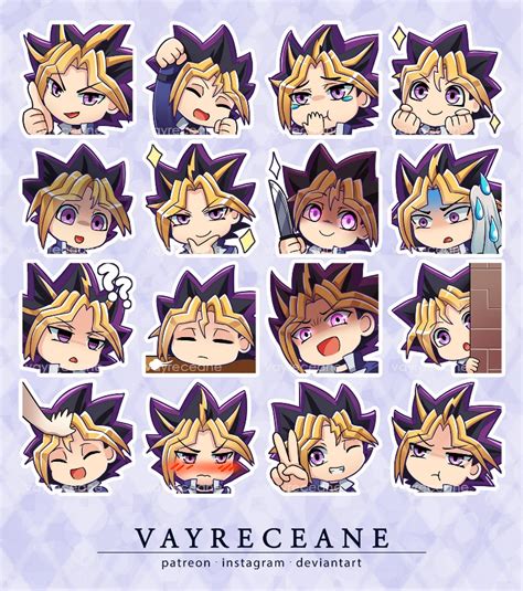 Yu Gi Oh Emojis By Vayreceane On Deviantart