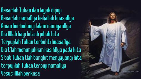 lirik lagu besarlah tuhan boris campbell