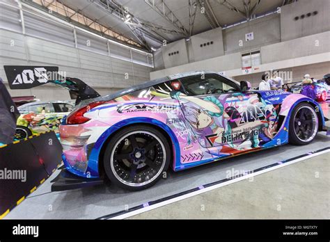 car decorated  anime decals itasha  display  niconico